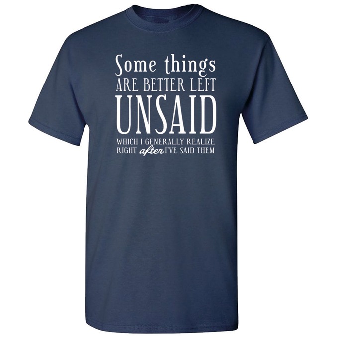 Better Left Unsaid T-Shirt, , large