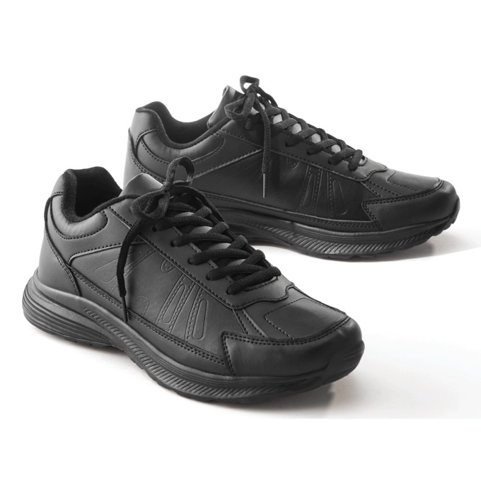 Women's Faux-Leather Comfort Sneaker, , large