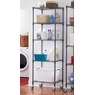 5-Shelf Tower Metal Rolling Rack, , large