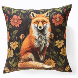 Fall Fox Decorative Accent Pillow, , large