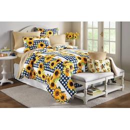 Sunflower 3-Piece Quilt Set, , large