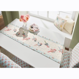 Birdie Quilted Table Runner, , large
