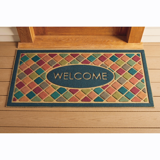 Warm Welcome Indoor/Outdoor Doormat - 24" x 48", , large