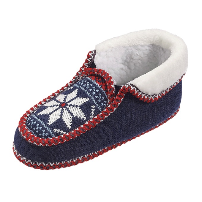 Nordic Knit Slipper, , large