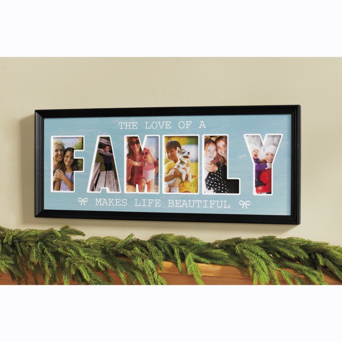 Family Cutout Picture Frame, , large