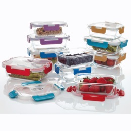 Ginny's 20-Piece Glass Food Storage Set, , large