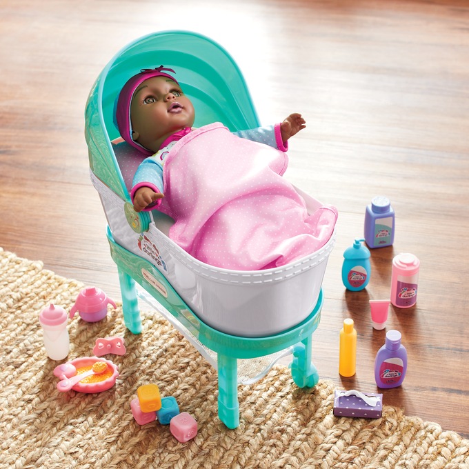 Baby Doll with Bassinet & Nursery Accessories , , large