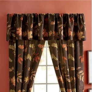 Autumn Leaves Valance, , large