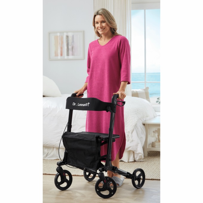 Dr. Leonard's&reg; Foldable Aluminum Rollator, , large