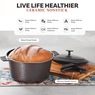 Gotham Steel 5-Quart Hammered Dutch Oven, , large