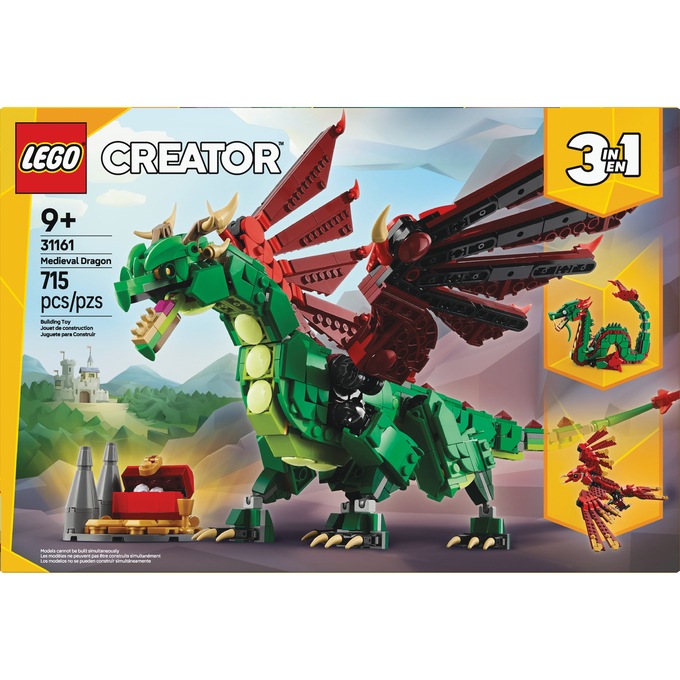 LEGO Creator 3-in-1 Medieval Dragon, , large
