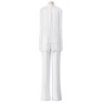 Too Far Out Fringe Pant Set, White, large