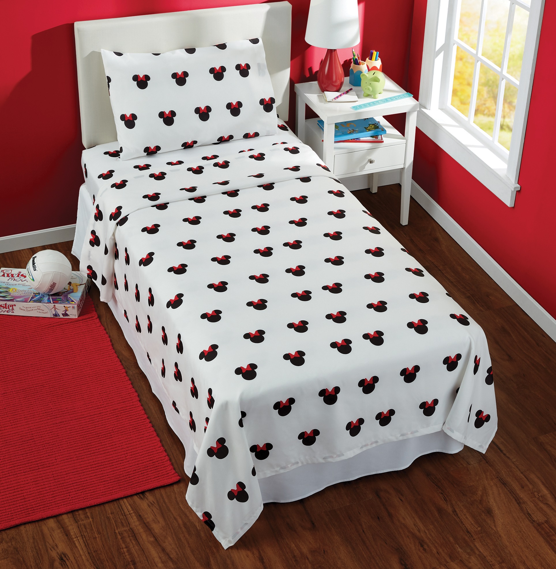 minnie twin sheet set