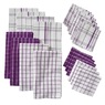 Color Connection 20-piece Kitchen Towel Set, Purple Punch, large