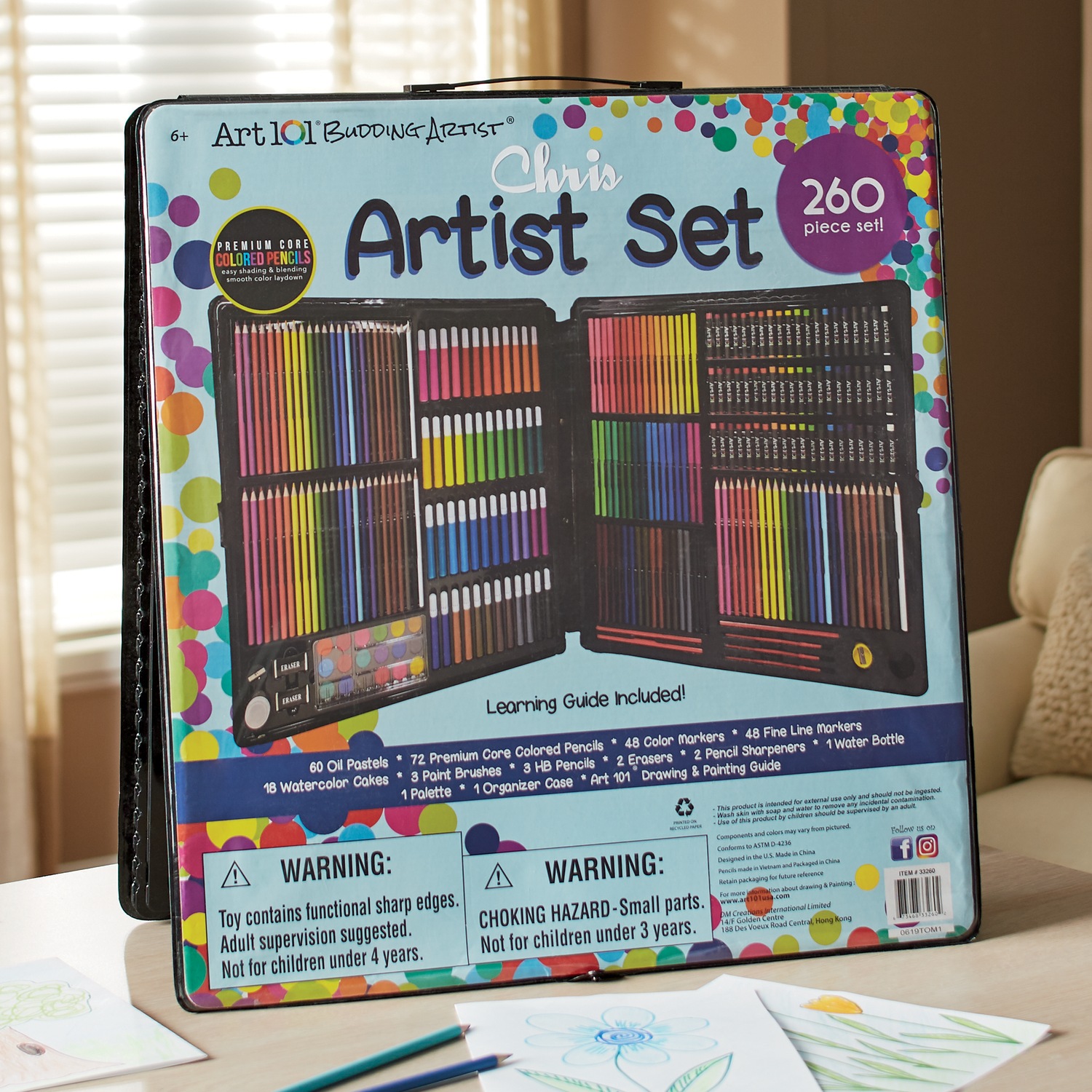 Art 101 260-Piece Art Set | Montgomery Ward
