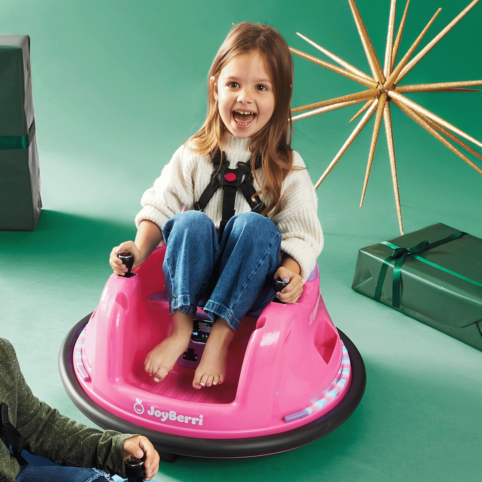 Personalized Bumper Car, Pink, large