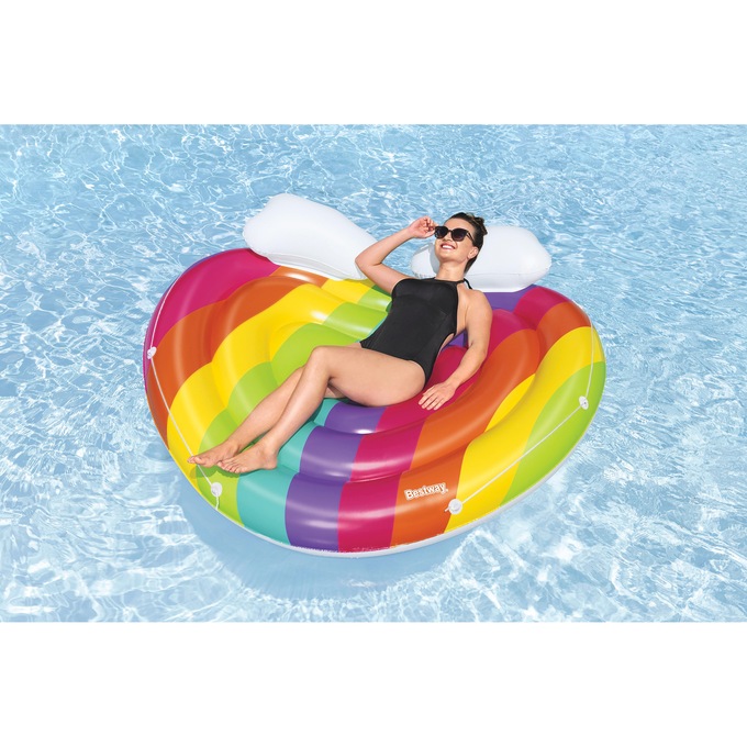 Bestway Rainbow Dreams Pool Island, , large