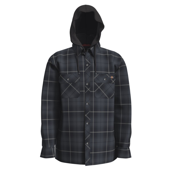 Dickies Fleece Flannel Shirt Jacket, , large
