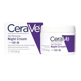 Cerave Skin-Renewing Night Cream with Hyaluronic Acid, , large