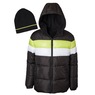 Boys&#39; Puffer Jacket with Hat, , large