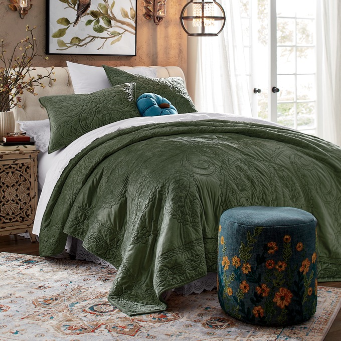 Delphine Velvet Sham, , large