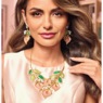 Crystal and Faux-Pearl Enamel Floral Jewelry, , large