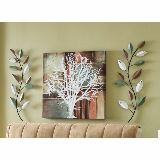 3-Piece Fall Leaves Art, , large