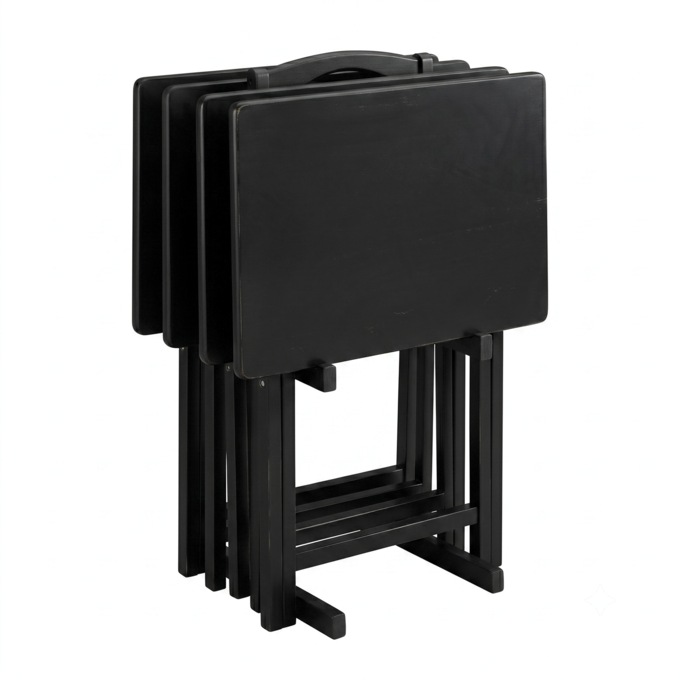 Louis 5-Piece Tray Table Set, , large