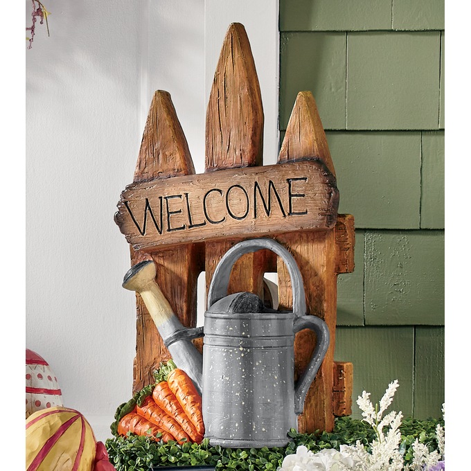 Resin Welcome Fence, , large