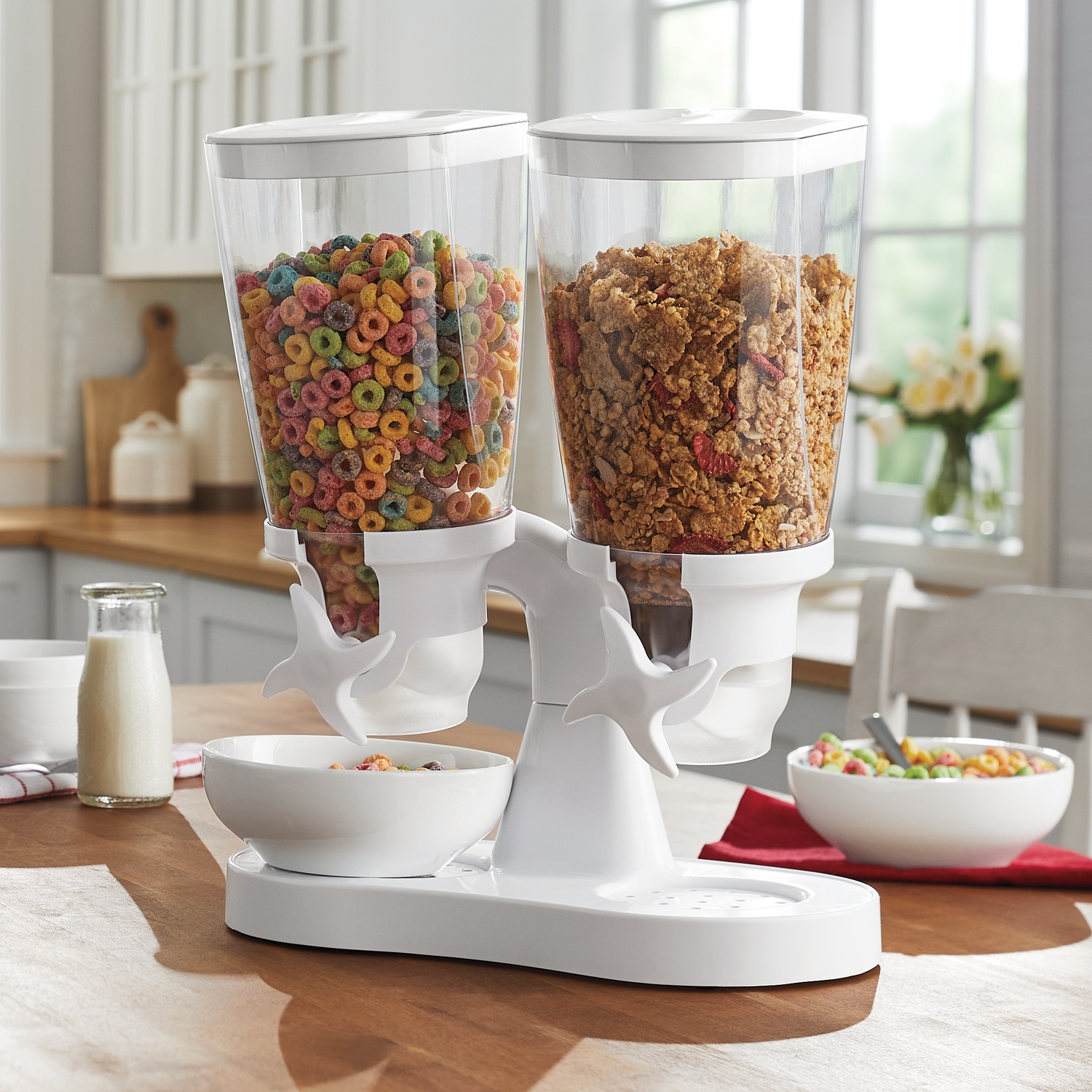 Home Basics Double Cereal Dispenser Montgomery Ward