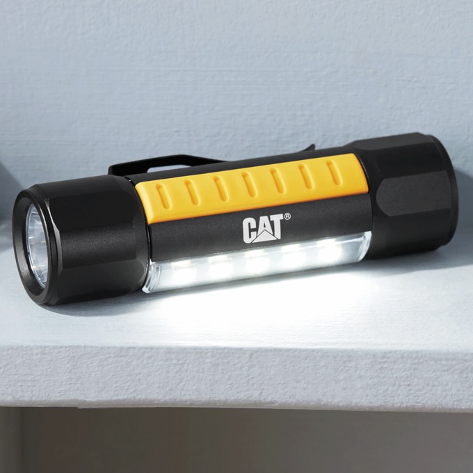 Cat Dual-Beam Tactical Flashlight/Floodlight, Aluminum, , large