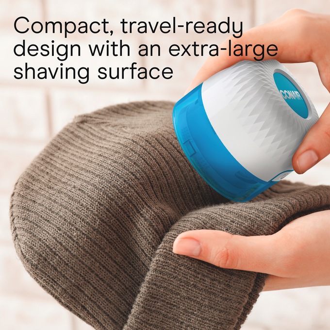 Conair Battery-Operated Fabric Shaver, White, large