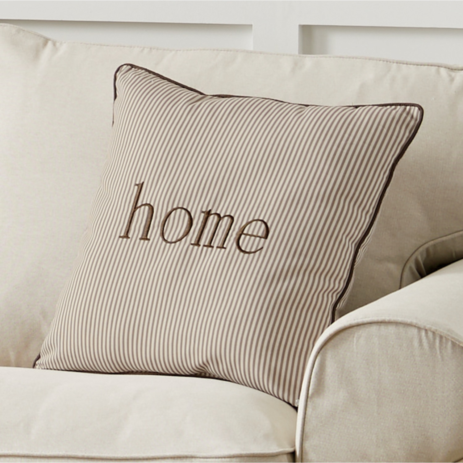 Home Ticking Stripe Pillow Montgomery Ward