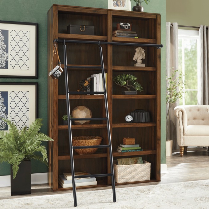 Library Shelf with Ladder, , large