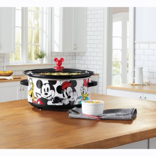 Pentola A Cottura Lenta Mickey & Friends 5 Quart – Multicolore, 190W, Con Funzione Mantieni Caldo