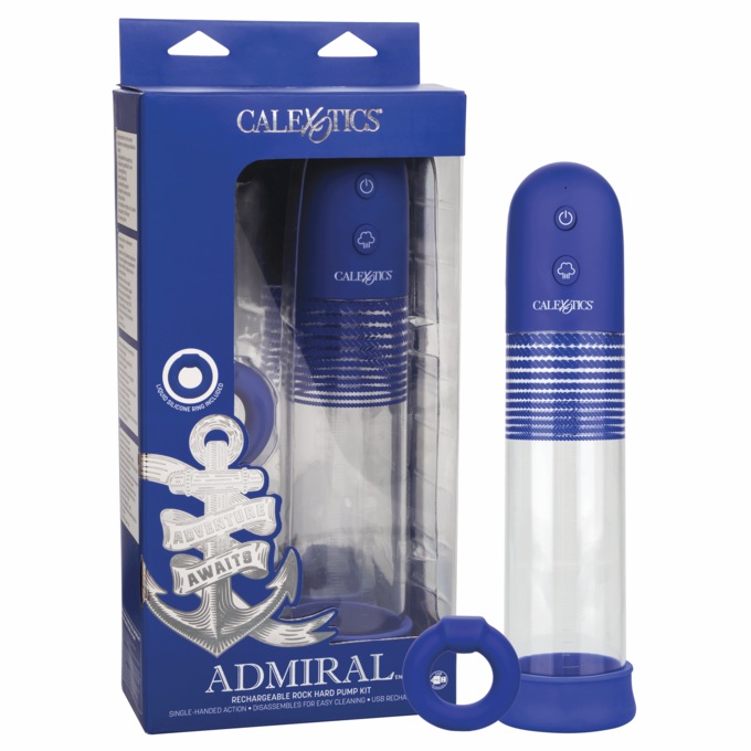 Admiral Rechargeable Rock Hard Pump Kit, , large