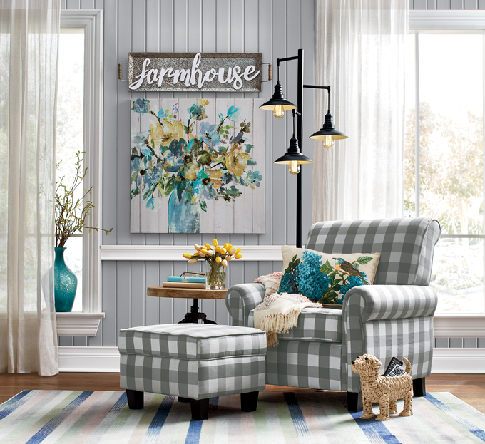 Metal Tray Farmhouse Wall Art, , large