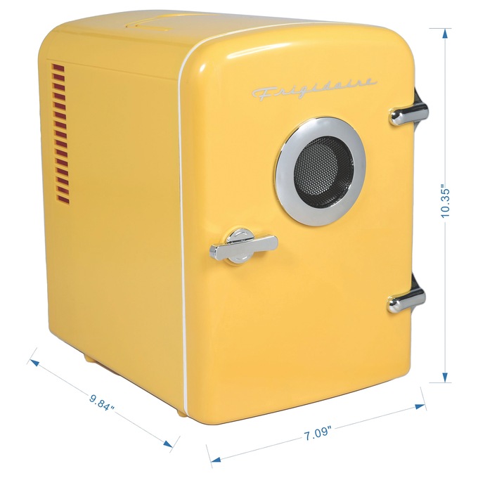 Personalized Frigidaire 6-Can Mini Fridge with Wireless Speaker, , large