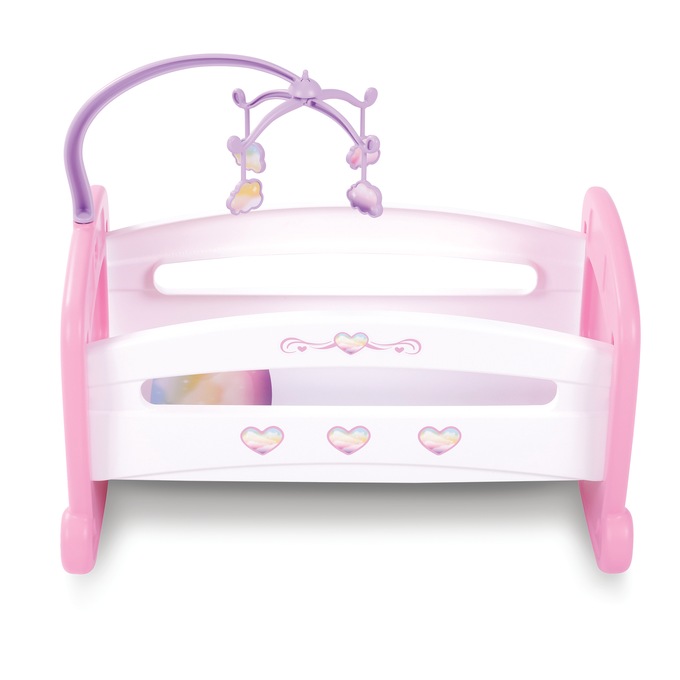 23-Piece Nursery Station with Crib, Pink, large