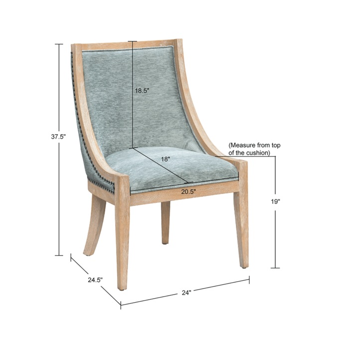Martha Stewart Elmcrest Upholstered Dining Chair, , large