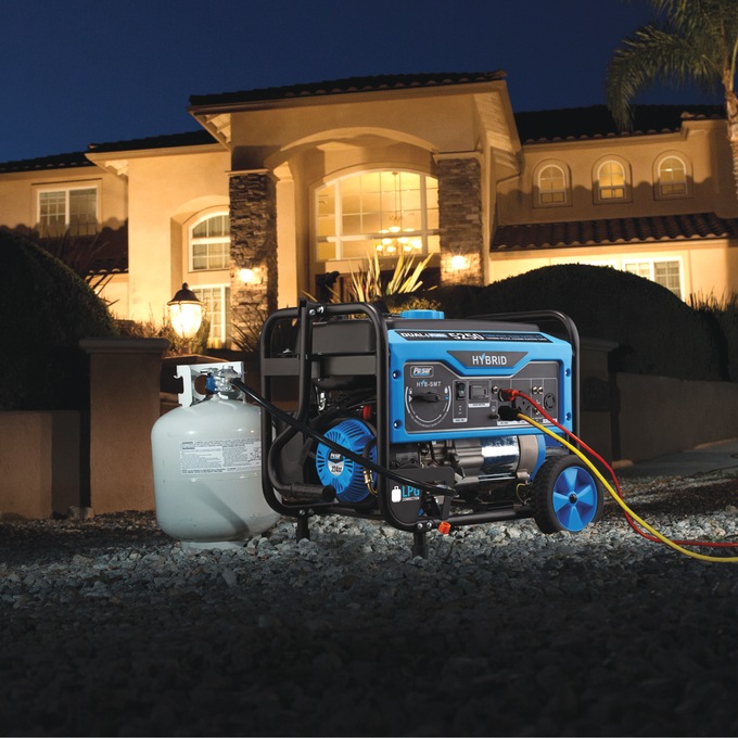 Pulsar 5250W/4250W Dual-Fuel Generator, Blue, large