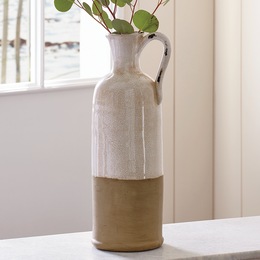 Tall Crackled Jug D&amp;eacute;cor, , large