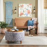 Adabelle Floral Storage Ottoman, , large