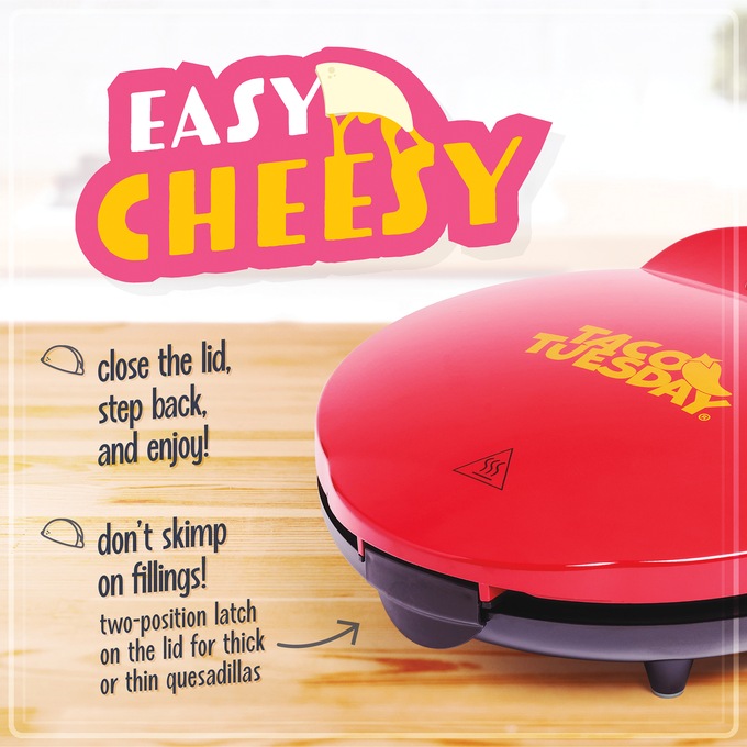 Taco Tuesday 10" Electric Quesadilla Maker, , large