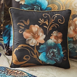 Elegant Peacock Accent Pillow, , large