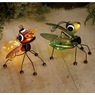 Buy Both and Save Solar Butterfly and Grasshopper Figurines, , large