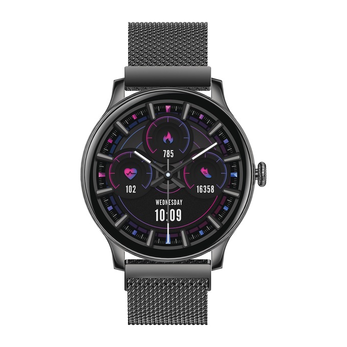 IG Round Smartwatch, Silver, large