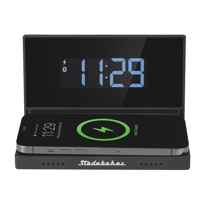 Studebaker 4-in-1 Charging Clock, , large