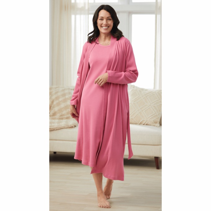 Wide-Rib Robe, , large