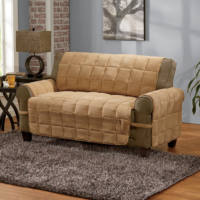Oversized Faux-Suede Ultimate Furniture Protector, , large